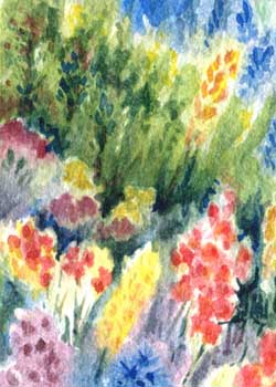 "Summer Bloom" by Louise Joyner, West Bend WI - Watercolor